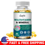 60 Capsules Multivitamin & Multimineral Capsules for Men Women Daily Supplement