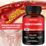 Benfotiamine 600mg 120 Veg Capsules With Turmeric & Ashwagandha