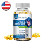 Magnesium Citrate Capsules 1000mg Per Serving – Highest Potency Capsules 120 cap