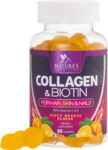 Biotin and Collagen Gummy Vitamins for Hair, Skin, and Nails – Extra Strength