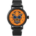 Timex Men’s Watch Standard Dia De Los Muertos Black Leather Strap TW2U95300VQ