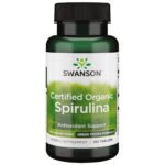 Swanson certified organic spirulina 500 mg 180 Tablets