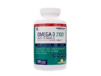 OceanBlue Omega-3 2100 with Vitamin D 120 softgels Natural Fish Oil exp:09/2024+