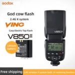 Godox V850II GN60  Built-in 2.4G Wireless X System 1/8000s HSS For  Camera Flash for Fujifilm Canon Nikon Pentax Olympas