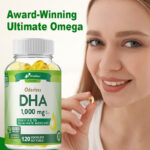 DHA 1000mg Serving 30/60/120 Capsules High Potency Improve Memory