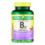 Spring Valley Vitamin B12 Quick Dissolve Tablets Supplement 2500 Mcg Cherry 120