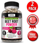 (2 Pack) Organic Beet Root Powder 1300mg Per Serving, 120 Capsules Total