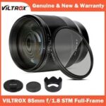 VILTROX 85mm F1.8 II STM Full Frame Auto focus Portrait Lens AF Large Aperture for  Nikon Z Fuji X Sony E Canon RF mount Camera