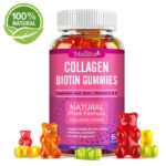 60PC Collagen Vitamin Gummies-Hair,Skin,Nails,Premium Collagen Supplement 2000mg