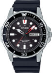 Casio MTP-S110-1AV, Men’s Watch, Black Resin, Black Dial, Date, Solar Battery