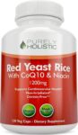 Red Yeast Rice 1200mg with CoQ10 & Flush Free Niacin 120 Vegetarian Capsules