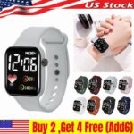 Digital Watch Waterproof Kids Watch Children for Boys Girls LED Wrist Watch 2023