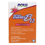 NOW FOODS Instant Energy B-12 (2,000 mcg of B-12 per packet) – 75 Packets