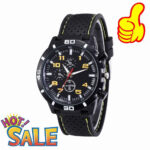 Mens Watches Sports Wrist Boys Army Silicon Strap Quartz Watch Cheap .Nice