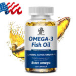 120 Pills Omega 3 Fish Oil Capsules 3x Strength 2160mg EPA & DHA Highest Potency