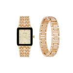 Jones New York Men’s Watch & Bracelet Set Gold/Gold