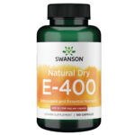 Swanson Natural Dry Vitamin E 400 Iu 100 Capsules