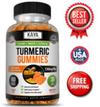 Turmeric Curcumin Ginger Gummies, 60 Count, Pain Relief & Joint Support Gummy