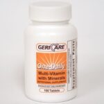 Gericare One Daily Multivitamin Mineral Nutritional Supplement Tablets 100 ct