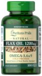 Puritan’s Pride Natural Flax Oil 1200 mg – 100 Rapid Release Softgels