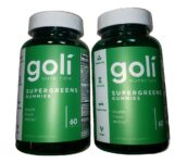 Goli Nutrition Super Greens Gummies 2x Sealed 60 Count Bottles(120) BESTBY9/2023