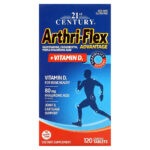 21st Century Arthri-Flex Advantage  Vitamin D3 120 Coated Tablets Gluten-Free