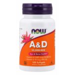 NOW Foods Vitamin A & D, 10,000/400 IU, 100 Softgels