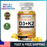 Vitamin K2 D3 Supplement with Organic Coconut Oil Boost Immunity & Heart Health