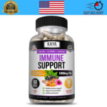 Kaya Naturals Elderberry Immune Support Zinc and Vitamin C Probiotics & Turmeric