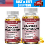 60/120Pcs Calcium Magnesium Zinc With D3 Complex – Bone & Muscle Health Support