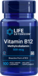 Life Extension Vitamin B12 Methylcobalamin 500 mcg 100 Vegetarian Lozenges