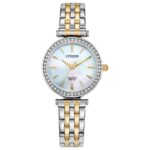 Citizen Quartz Mother Of Pearl Dial Women’s Watch – ER0216-67D