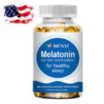 Melatonin Capsules Sleep Health Improve Sleeping Relieve Stress Supplement 5mg