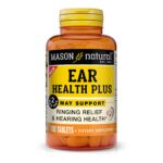 Mason Natural Ear Health Plus with B Vitamins. Ringing Ears Relief, 100 Tablets