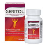 Geritol Multivitamin Multimineral Nutrition Support Supplement Tablets 100 Count