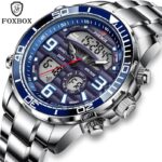 Luxury Digital Mens Watches Sport Quartz WristwatchAll Steel Military Waterproof