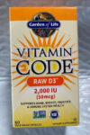 Garden of Life Vitamin Code Raw D3 2 000 IU 60 Vegetarian Capsules Dairy-Free,