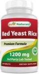 Best Naturals Red Yeast Rice 1200 mg 60 Tablets