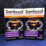 2 Pack Sambucol Immune Black Elderberry Caps with Vitamin C & Zinc 30 ct 11/24