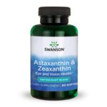 Swanson Astaxanthin and Zeaxanthin Softgels, 8 mg, 60 Count