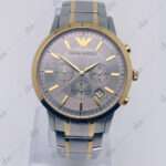 Emporio Armani AR11076 Renato Stainless Steel Two Tone Chronograph Men’s Watch