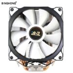 BINGHONG 120mm rgb cooler lga 2011 4 Pin PWM CPU Cooler fan 4 copper pipe multi-function amd am4 am3