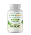 Vitamin K2 + VIT D3 5000 IU with BioPerine for Maximum Absorption (240 Capsule)