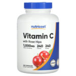 Vitamin C With Rose Hips, 240 Capsules