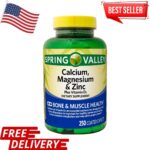 Spring Valley Calcium Magnesium and Zinc Dietary Supplement – 250 Caplets