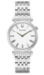 Bulova Regatta Women’s Quartz Silver-Tone White Dial Watch 30MM 96L275