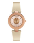 Versus Versace Womens Brick Lane Rose Gold 36mm Strap Fashion Watch