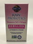 Garden of Life RAW PROBIOTICS Women 50 & Wiser 85 BILLION 90 VEGETARIAN CAPSULES