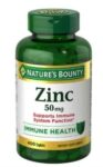 NATURES BOUNTY ZINC ~ Supports Immune Health 50mg 400 ct Tablets ~ Exp 05/2026