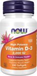 NOW FOODS Vitamin D-3 2000 IU – 240 Softgels